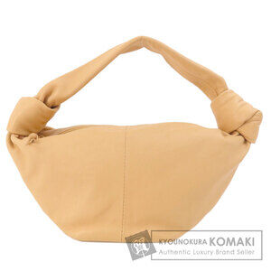 Bottega Veneta Double Knot leather shoulder bag beige Tan
